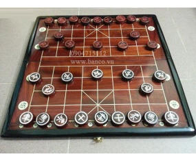 Bàn cờ tướng gỗ hương - quân cờ tướng gỗ trắc