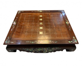 Bàn cờ tướng gỗ Cẩm Lai, Khảm Trai, ốc