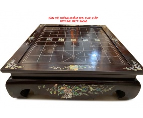 Bàn cờ tướng Chân quỳ khảm trai 